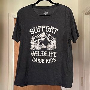 “Support Wildlife Raise Kids” Tee